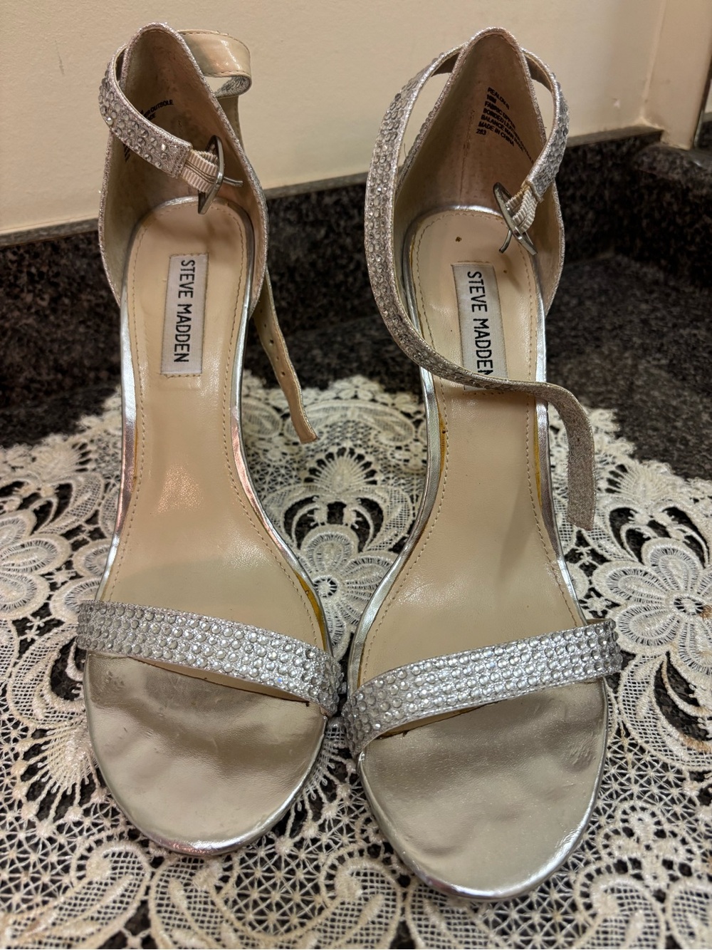 Steve Madden Rhinestone Sandals